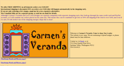 Desktop Screenshot of carmensveranda.com